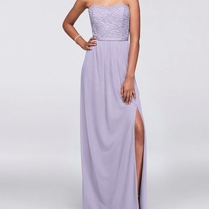 David’s bridal bridesmaid dress
